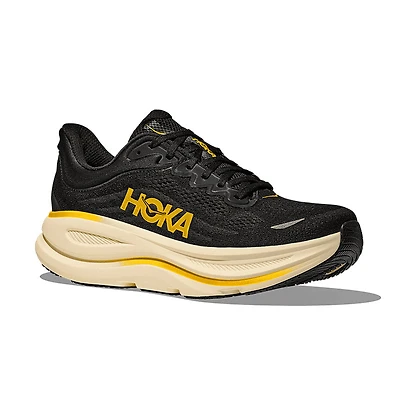 Men's Bondi 9 Carbon Black/Yellow Gold