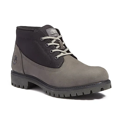 Men's Premium Chukka Medium Grey Nubuck/Black
