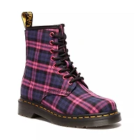Women's 1460 Pink Tartan Multi