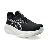 Women's Gel-Nimbus 27 (WIDE) Black/Lake Grey