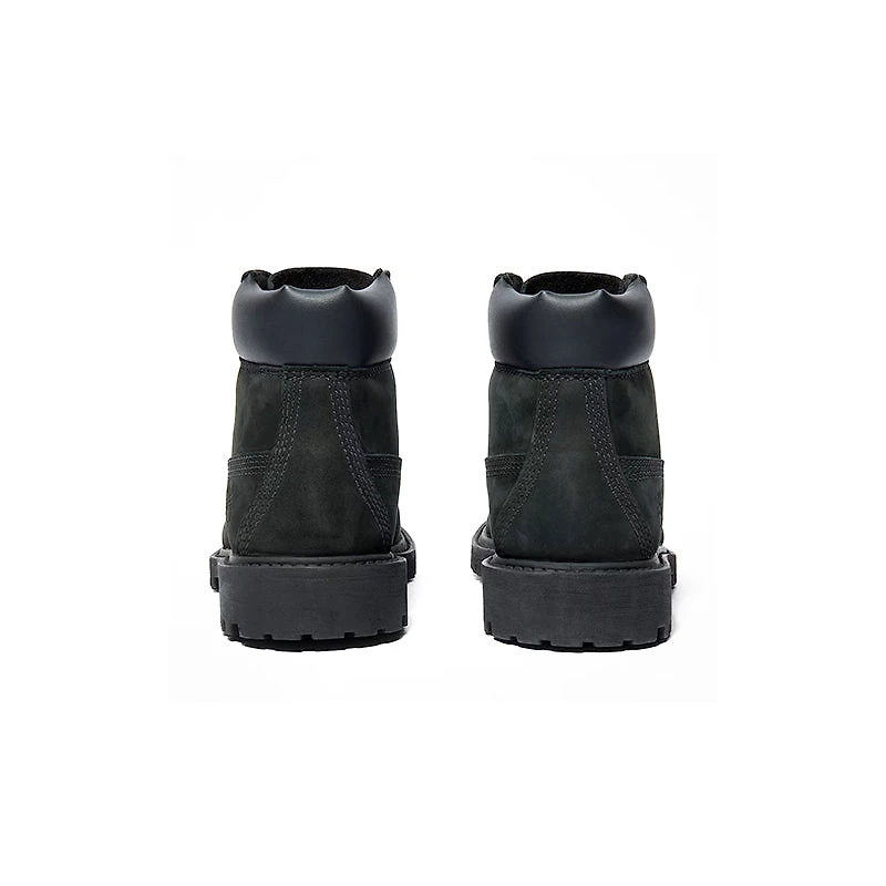 Kid's Preschool 6" Premium Waterproof Black Nubuck