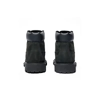 Kid's Preschool 6" Premium Waterproof Black Nubuck