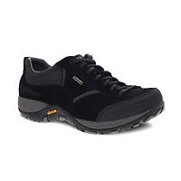 Women's Paisley Waterproof Black/Black Suede