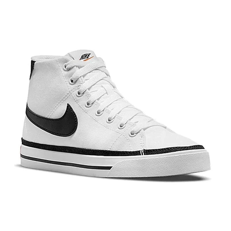 Women's Court Legacy Canvas Mid White/Black