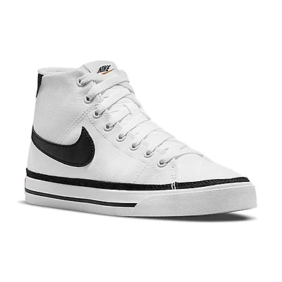 Women's Court Legacy Canvas Mid White/Black