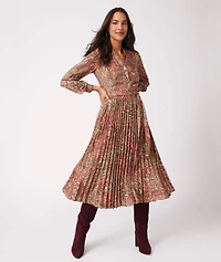 Pleated Midi Arabella Dress