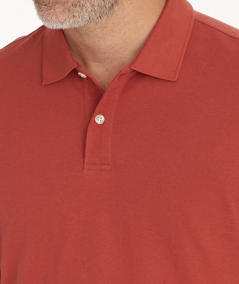 Pique Long-Sleeve Polo