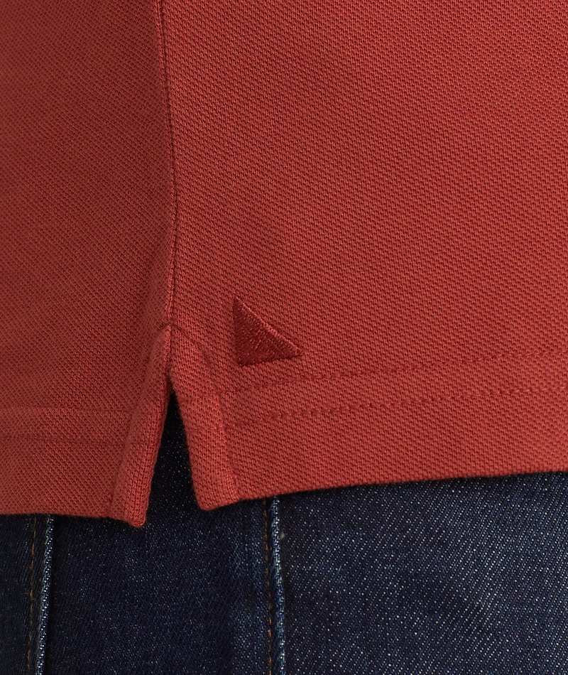 Pique Long-Sleeve Polo