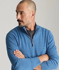 Merino Wool Quarter-Zip Sweater - FINAL SALE