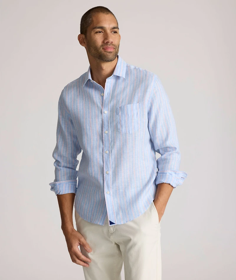 Wrinkle-Resistant Linen Boyd Shirt