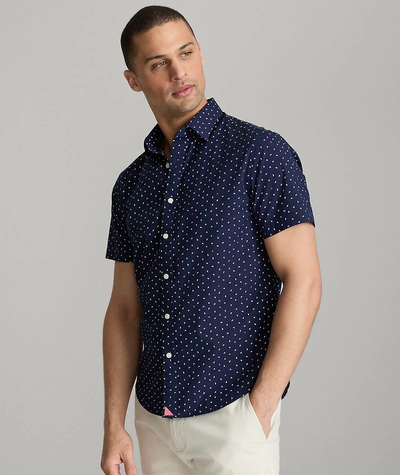 Stretch Cotton Short-Sleeve Childers Shirt - FINAL SALE
