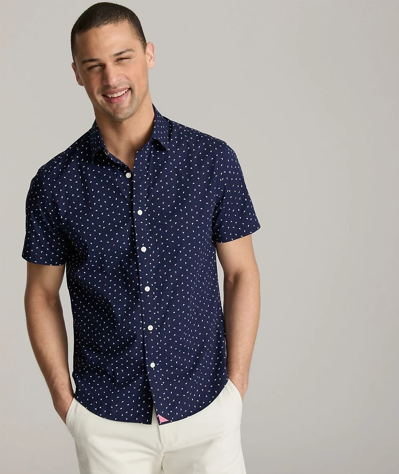 Stretch Cotton Short-Sleeve Childers Shirt - FINAL SALE