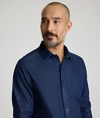 Wrinkle-Free Denim Cinzano Shirt