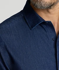 Wrinkle-Free Denim Cinzano Shirt