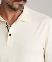 Wrinkle-Free Damaschino Long-Sleeve Polo - FINAL SALE