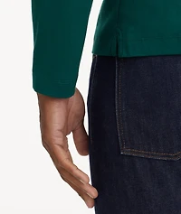 Wrinkle-Free Long-Sleeve Damaschino Polo - FINAL SALE