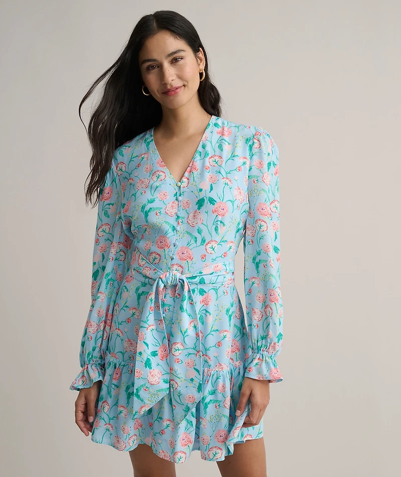 Flounce Hem Daniella Dress