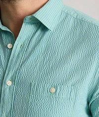 Performance Short-Sleeve Seersucker Shirt