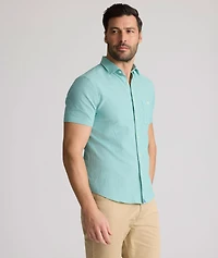 Performance Short-Sleeve Seersucker Shirt