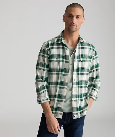 Organic Cotton Plaid Flannel Shirt - FINAL SALE