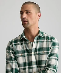 Organic Cotton Plaid Flannel Shirt - FINAL SALE
