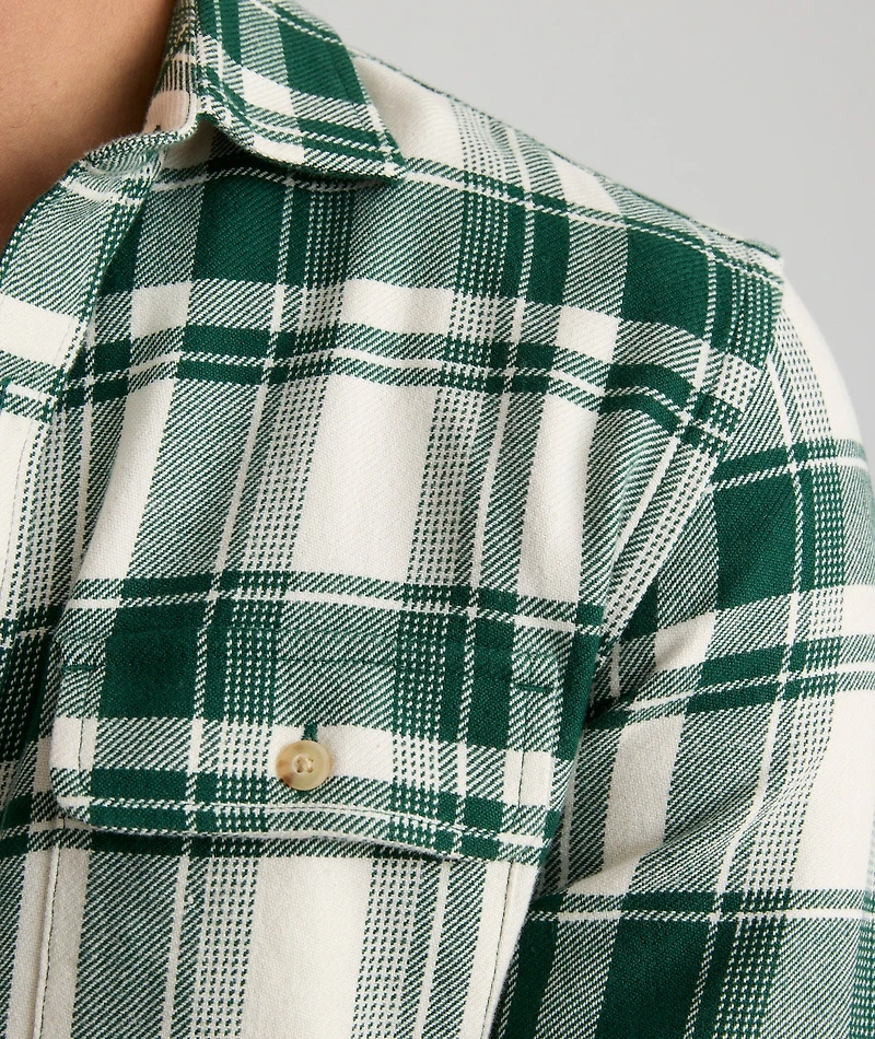 Organic Cotton Plaid Flannel Shirt - FINAL SALE