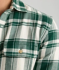 Organic Cotton Plaid Flannel Shirt - FINAL SALE