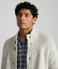 Wool-Blend Heavyweight Cardigan - FINAL SALE