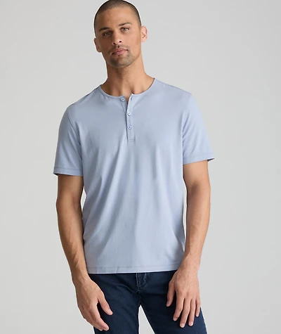 EcoSoft™ Short-Sleeve Henley - FINAL SALE