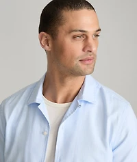Cotton-Blend Short-Sleeve Hughes Shirt