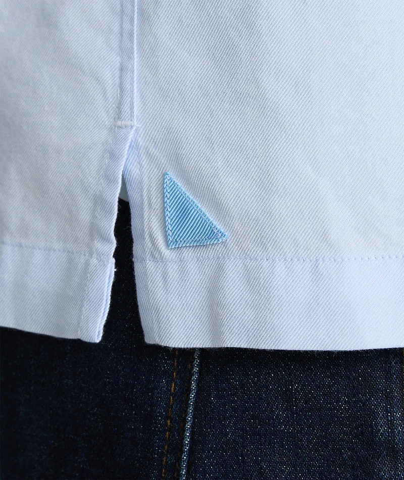 Cotton-Blend Short-Sleeve Hughes Shirt