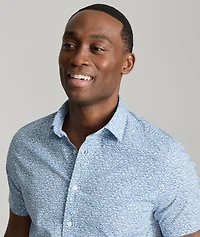 Stretch Cotton Short-Sleeve Hunter Shirt - FINAL SALE