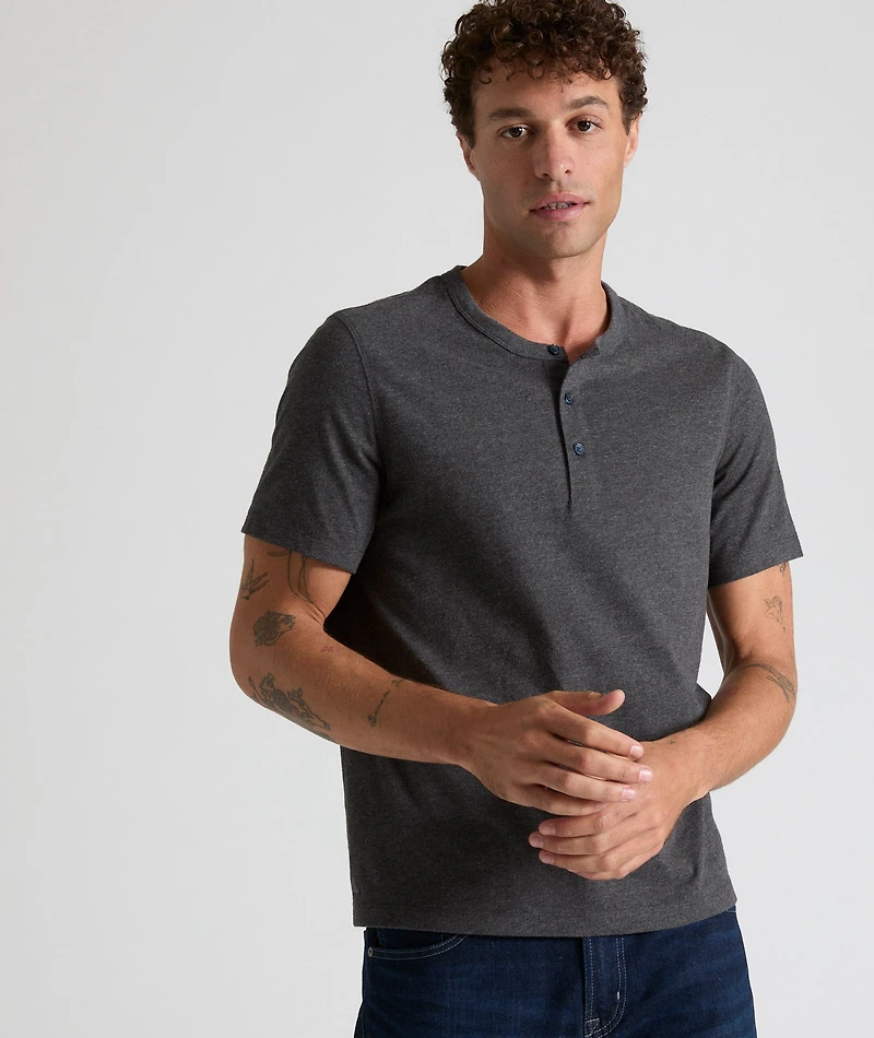 Ultrasoft Short-Sleeve Henley
