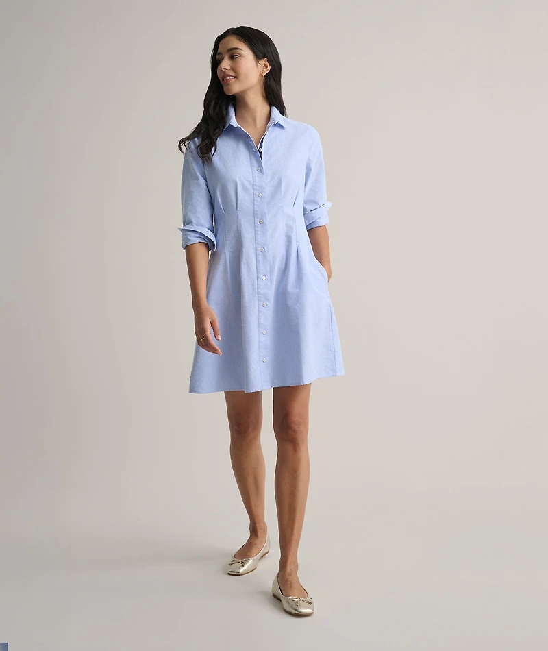 Cotton Oxford Jules Shirt Dress - FINAL SALE