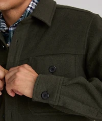 Wool-Blend CPO Jacket