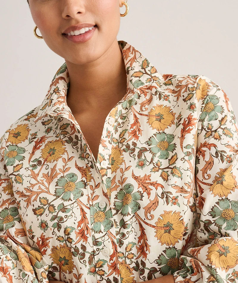 Cotton A-Line Maren Shirt Dress