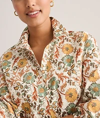 Cotton A-Line Maren Shirt Dress