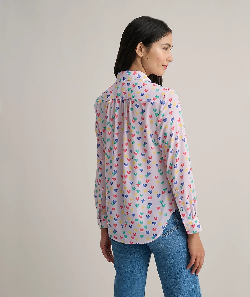 Printed Hearts Natalie Shirt