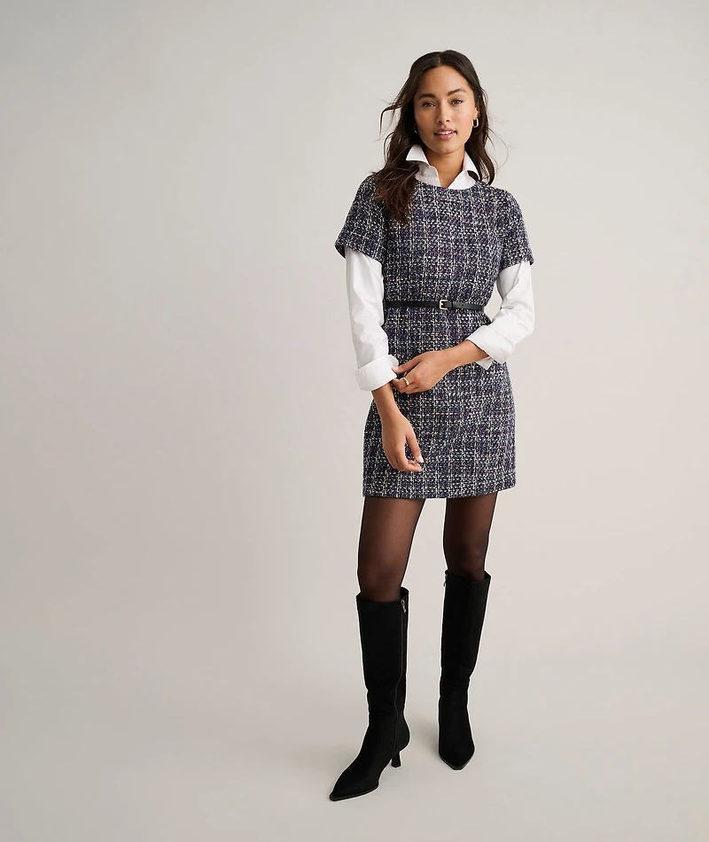 Tweed Ravenna Shift Dress