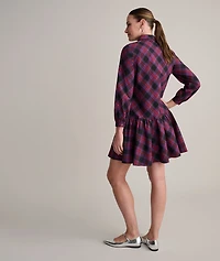Cotton Plaid Reese Shirt Dress