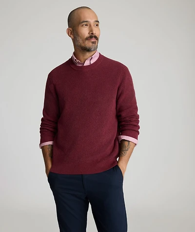 Ribbed Crewneck Sweater