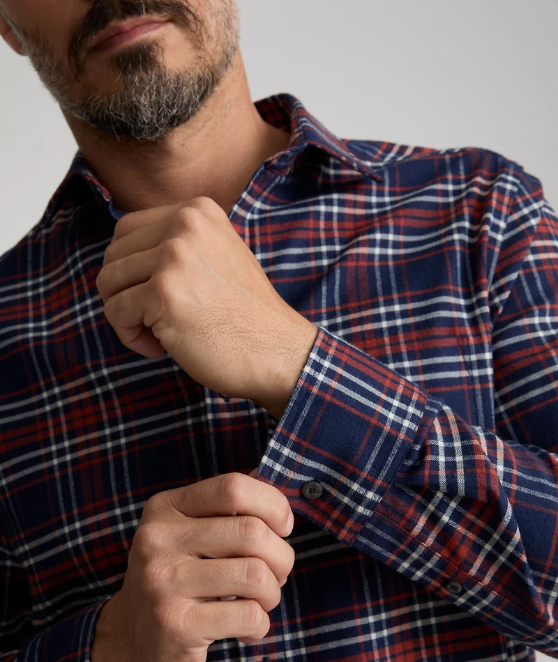 Performance Flannel Trezari Shirt - FINAL SALE