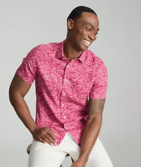 Linen Short-Sleeve Turner Shirt - FINAL SALE