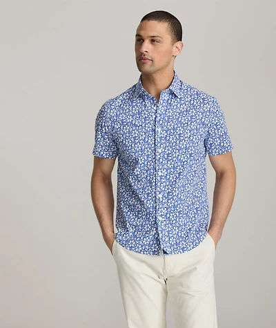 Stretch Cotton Short-Sleeve Wilson Shirt - FINAL SALE