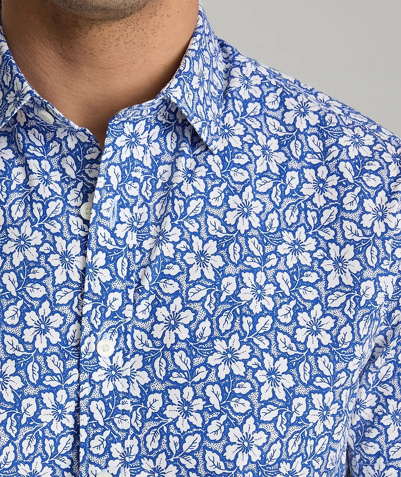Stretch Cotton Short-Sleeve Wilson Shirt - FINAL SALE