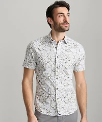 Stretch Cotton Short-Sleeve Wright Shirt - FINAL SALE