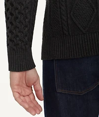 Cable Knit Crewneck Sweater