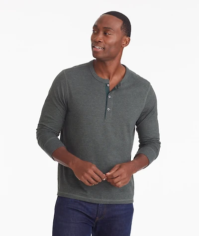 Ultrasoft Long-Sleeve Henley - FINAL SALE