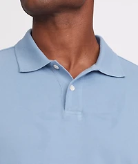 Pique Long-Sleeve Polo - FINAL SALE