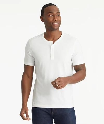 Ultrasoft Short-Sleeve Henley - FINAL SALE